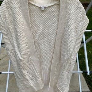 GAP open front sweater vest